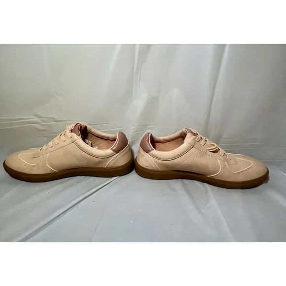 J. CREW City Tour Sneakers 9 Suede/Leather Sunwashed Coral Gum Sole - Picture 11 of 16